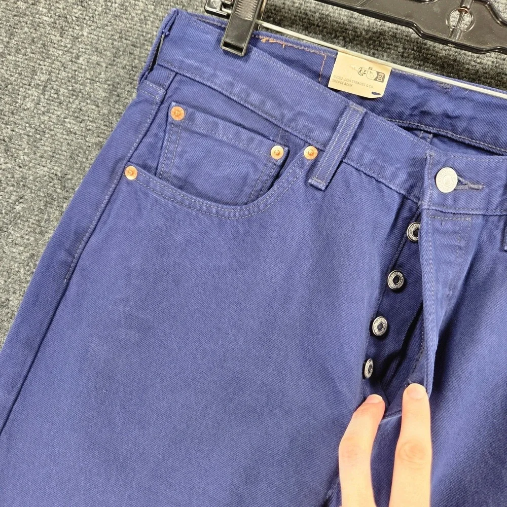 Levi's 501‎ Original Jeans Mens 31x32 Blue 100% Cotton Straight Leg Jeans New